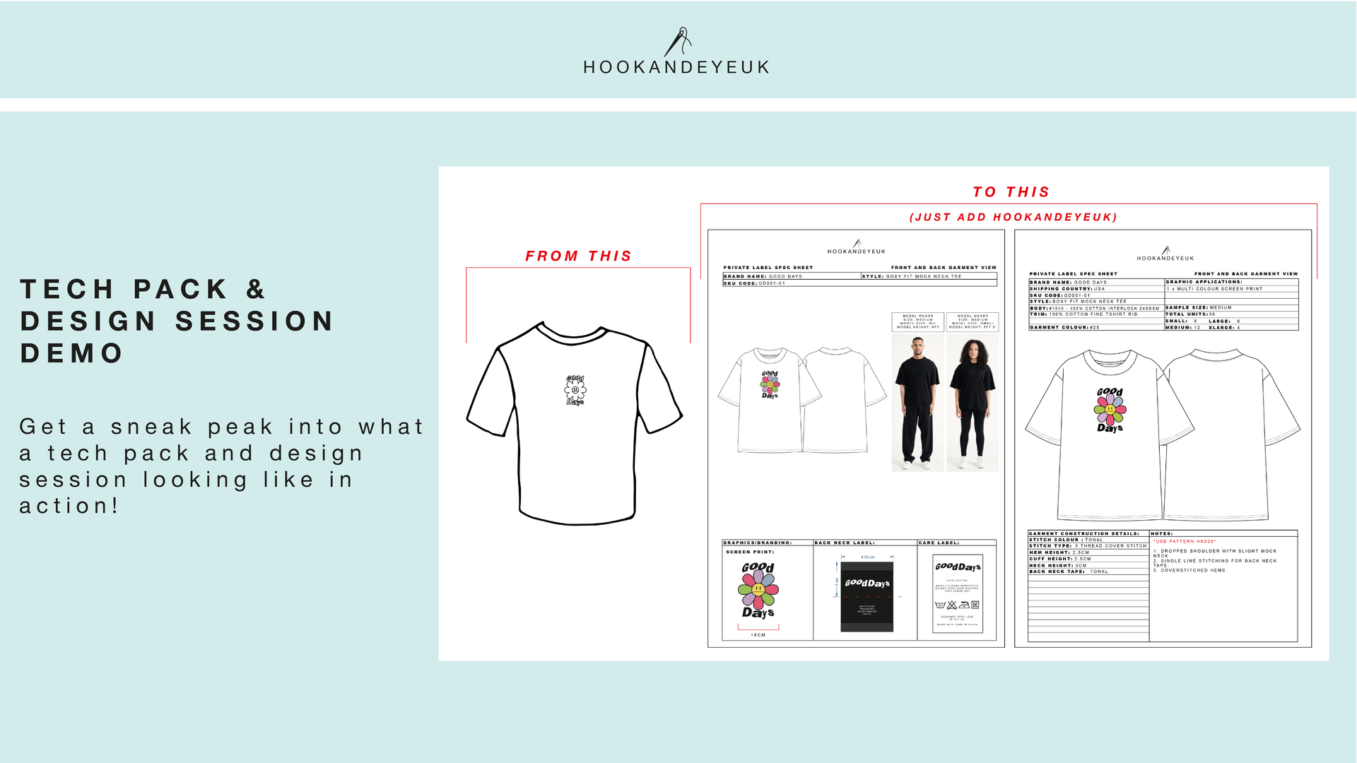 Load video: Video that shows the process of designing a fashion tech pack