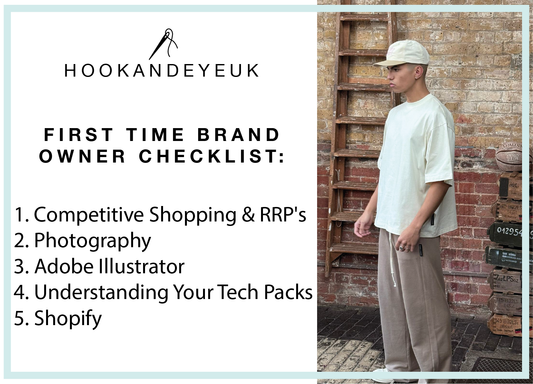 First time clothing brand owner checklist