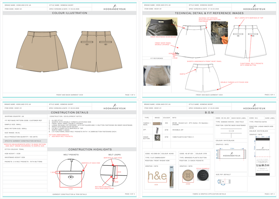 How Detailed Should Your Tech Pack Be? (Examples & Checklist)